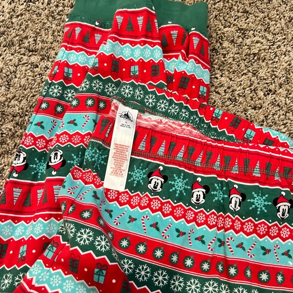 Disney Mickey Mouse Christmas PJ Bottoms - Picture 2 of 2